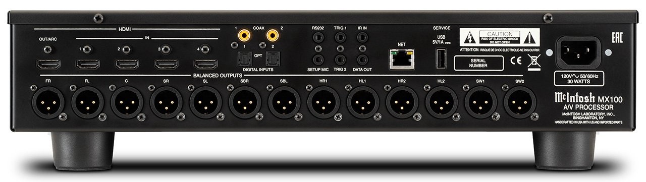 MX100 A/V Processor Receives Connects with Control4 Certification ...