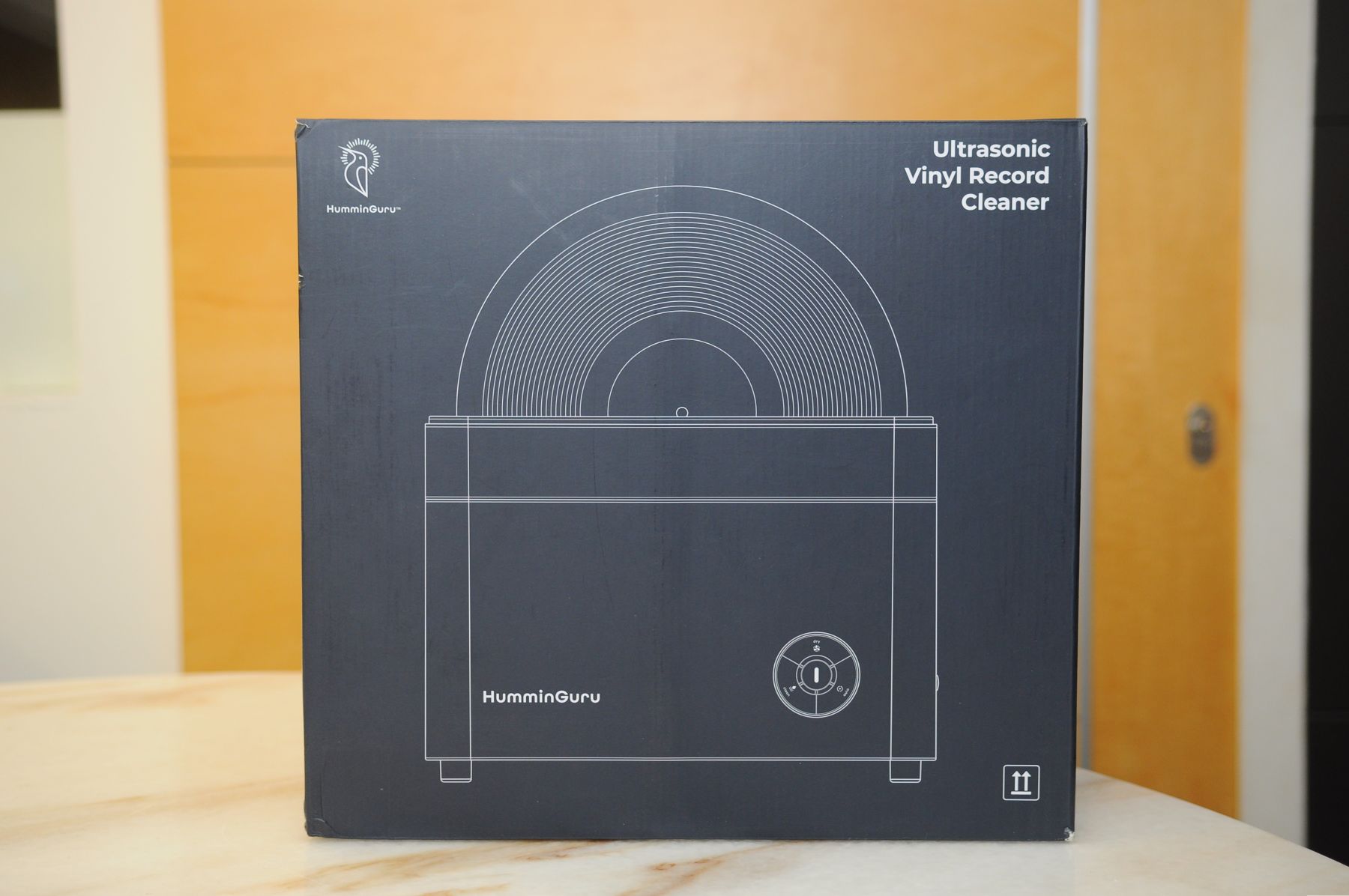 HumminGuru Ultrasonic Vinyl Record Cleaner with 7" + 10" Record Adapters - Image 2